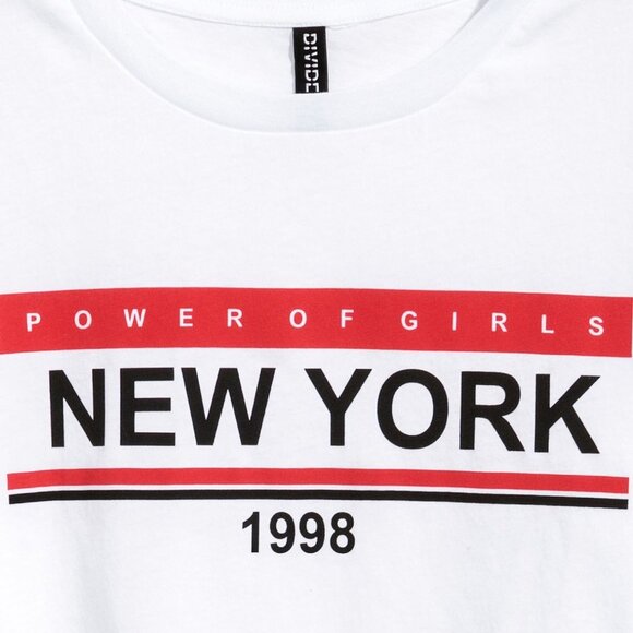 White New York Tee - Picture 5 of 6